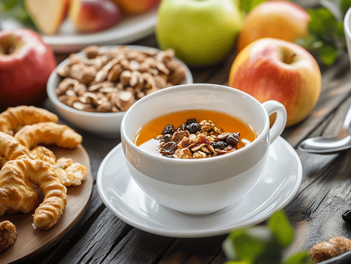 Healthy apple breakfast recipes including oatmeal, pancakes, and smoothies for a nutritious start to the day