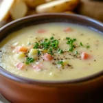 creamy potato hamburger soup