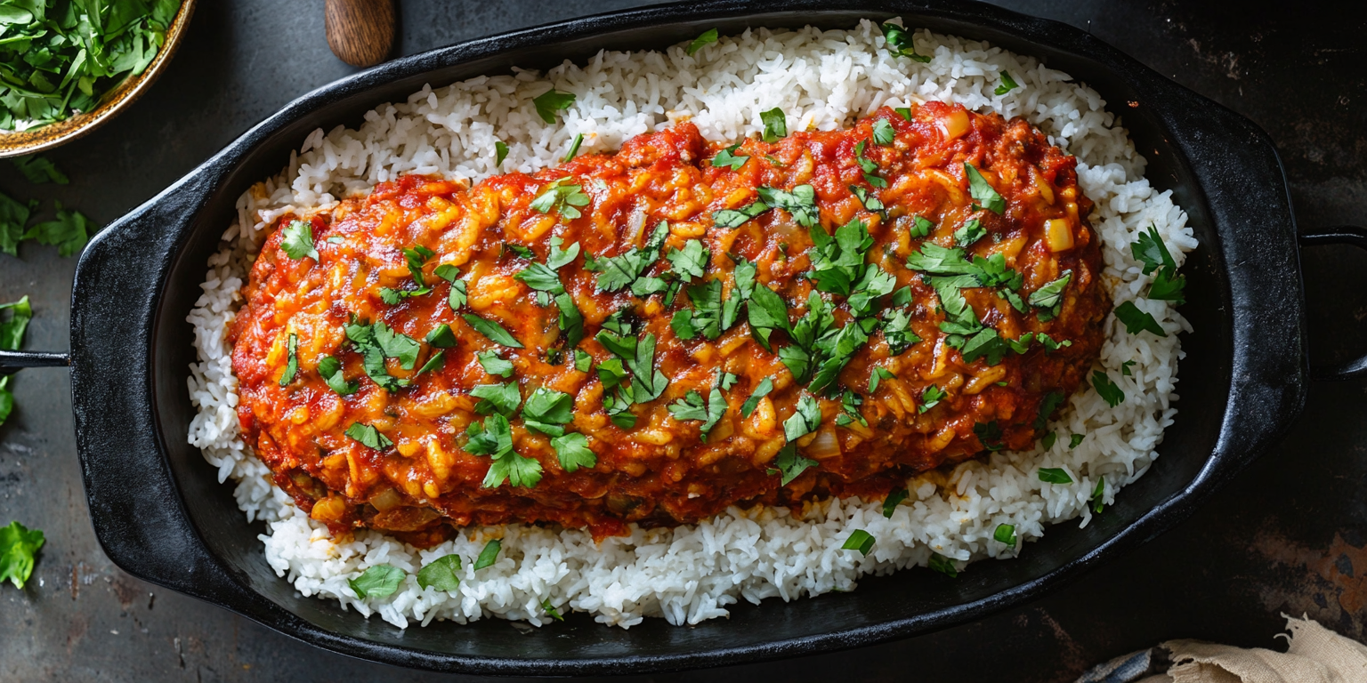 meatloaf with rice no breadcrumbs