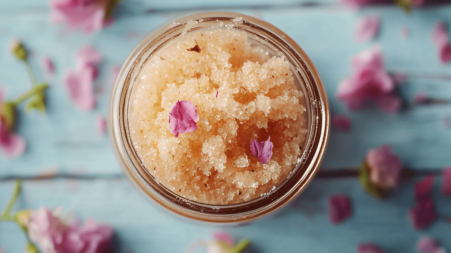 homemade lip scrub